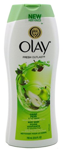OLAY Fresh Outlast Body Wash, Crisp Pear & Fuji Apple 23.6 oz (Pack of 3)
