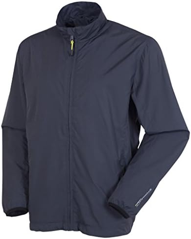 AUR Golf Men's Stormpack Full Zip Wind Jacket - M - Charcoal