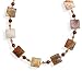 16 + 2 14/20 Gold Filled Sterling Silver Necklace W Czech Glass, Carnelian, Fall Leaf Jasper Bead