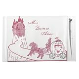 Satin Castle Guest Book - Pink