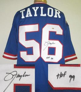 Lawrence Taylor Signed New York Giants Jersey - HOF 99
