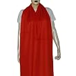 Orange Red Pashmina Cashmere Scarf Shawl Handcrafted in India 80 x 28 inches
