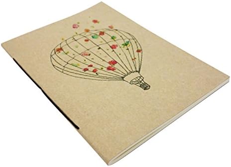 Handmade Notebook with Quote Vintage Handcrafted Writing Blank Journal Diary Notebook Green Read Paper