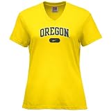 Nike - Nike Oregon Ducks Yellow Ladies Classic Logo T-shirt