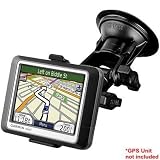 Vehicle Windshield / Suction CUP Mount / Car Mounting Kit for Garmin Nuvi 200 , 200W , 250 , 250W , 260 , 270 GPS + Car Charger