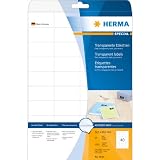 Herma Etiketten A4 4684 52,5x29,7 mm Folie matt 1000 St&uuml;ck transparent