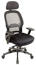 Buy Office Star 25004 Office Star Space Professional Deluxe Matrex Back Chair with Adjustable Headrest and Mesh Seat