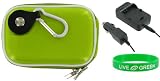 41hDujijR6L. SL160  2n1 Hard Shell Case  and NP BG1 / NP FG1 AC DC Charger for Sony Cyber shot DSC W230 Digital Camera Silver