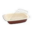 Paula Deen 14.5" Open Chicken Roaster