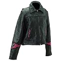 Rock Design Ladies Genuine Leather Jacket