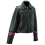 Rock Design Ladies Genuine Leather Jacket