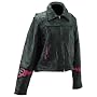 Rock Design Ladies Genuine Leather Jacket