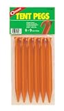 Coghlans Tent Pegs 9 Inch-6 Ct Polypropylene Rugged Design With Large No-Slip Hook