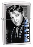Zippo Elvis Blue Lighter Modern Design