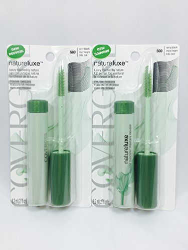Cover Girl NatureLuxe Mousse Mascara very black 500 (pack of 2)