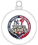 New York Yankees vs Philadelphia Phillies 2009 World Series Christmas Ornament