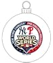 New York Yankees vs Philadelphia Phillies 2009 World Series Christmas Ornament