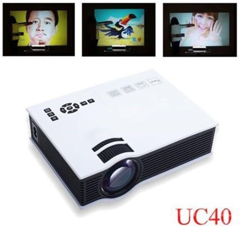 Deeplee UC40 Multi-media Mini 800 Lumens Portable LED Projection Micro Home Theater Projector