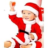 クリスマスに!! 子供用 サンタクロース コスプレ クリスマス ハロウィン の プレゼント に 子供服 こども 子供 仮装 衣装 販売 パーティグッズ パーティ衣装 宴会グッズ パーティーグッズ 簡単 イベント ハロウィーン かぼちゃ イラスト ハロウィンパーティー ゲーム 人気 ハッピーハロウィン 男の子 女の子 (80サイズ)