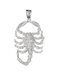 Clevereves 14K White Gold Pendant Scorpion 11.7 - Gram(s)