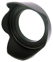 Zeikos ZE-HLH58 58mm Hard Rubber Lens Hood