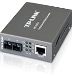 TP-LINK MC100CM Media Converter, 10/100Mbps RJ45 to 100M multi-mode SC fiber, up to 1.2miles, chassis mountable
