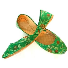 Emerald Green Women Shoes by Beachcombers!