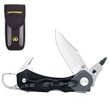 Leatherman 830421 h502 Folding Straight-Edge Knife with Multi-Tool and Nylon Sheath