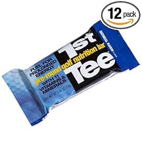 SCNS Sports Foods 1st Tee Oatmeal Raisin Pre Round Golf Nutrition Bar, 2.46 Ounce Bars (Pack of 12) SCNS Sports Foods 1st Tee Oatmeal Raisin Pre-Round Golf Nutrition Bar, 2.46-Ounce Bars (Pack of 12)
