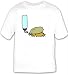 T-shirt with water, cage, bottle, pet, hamster, drinking