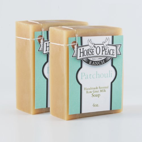 Handmade Patchouli Goat Milk Soap (Pack of 2)