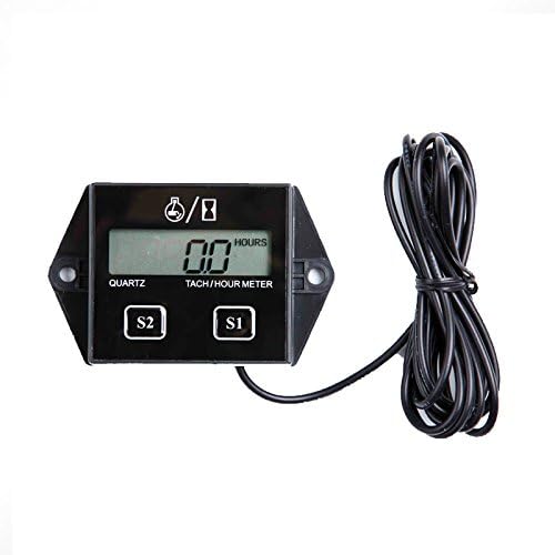 FLD Hour meter Tachometer 2 & 4 Stroke Small Engine Spark For Boat Outboard Mercury