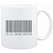Mug White " Polish Lowland Sheepdog BARCODE " Dogs
