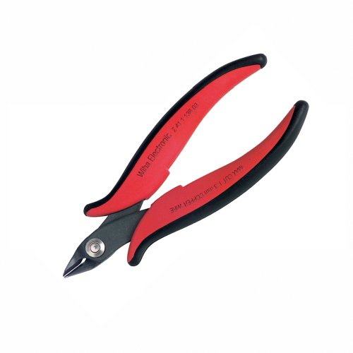 Wiha 56818 Precision Electronic Diagonal Cutters with Wide Pointed Head