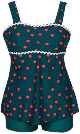 GZYY Women's Sexy Retro Dots Tankini Swimsuit Bathing Swimwear