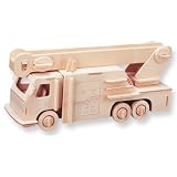 Fire Engine 3D Woodcraft Construction Kit