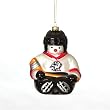 Buffalo Sabres NHL Glass Snowman Ornament (5.5")