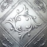 Ceiling Tile - Faux Tin Like - Anet Antique Silver 20x20"