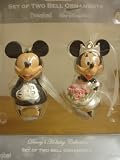 Disney's Holiday Collection : Mickey & Minnie Wedding Bell Ornaments : DISNEY PARKS EXCLUSIVE