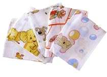Mullwindeln bunt - 5er Pack