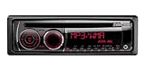 Clarion CZ101ER CD-/MP3-Player, mit vorderem AUX-Eingang, rot