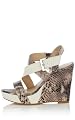Strappy Snake and Lizard Wedge