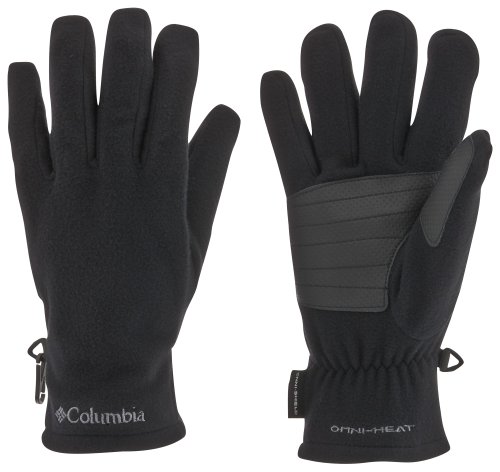 Columbia Men's Fast Trek Fleece Glove  (Black, Large)
