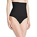Yummie Women's Danielle High Waist Shape Thong, Black, Small/Medium