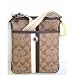 Coach Heritage Stripe Signature Swingpack Crossbody Messenger Bag 43553 Mahogany