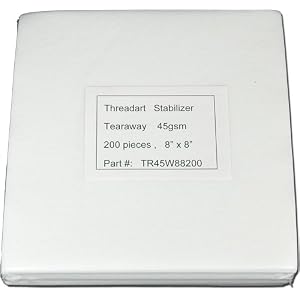 Regular-Tearaway-8x8-200-Precut-Sheets-for-Embroidery-Machines