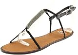 Miss Me Womens Numa-2 Woven Sandal Sandals