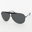 GIORGIO ARMANI SUNGLASSES GA 487/S 0006 Shiny Black 3Y
