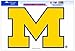 NCAA Michigan Wolverines 11-by-17 Ultra Decal