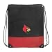 Louisville Cardinals Drawstring Bag Backpack Red University of Louisville Draw String Back Pack - For Boys Girls Students or Adults